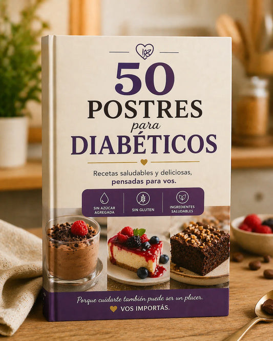 🍰 50 Postres Sin Azúcar y Aptos Diabéticos